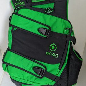 ORION Packs Method Snowboard Backpack Black Green Men's  - Size  Small
